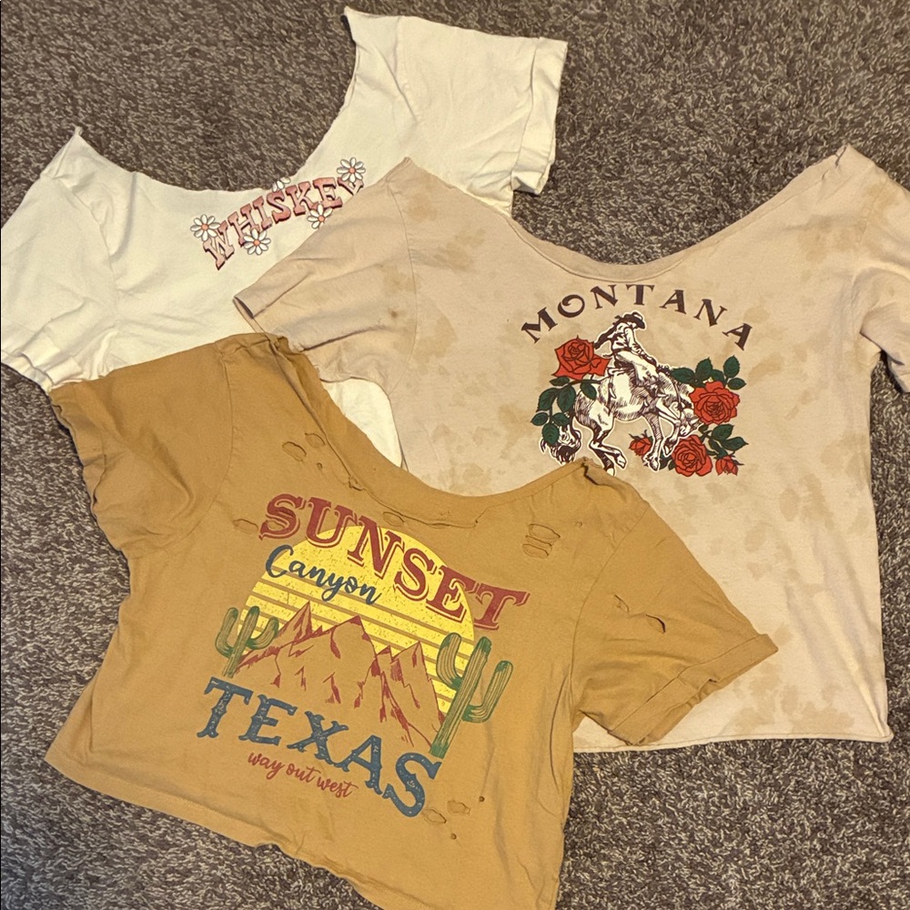 Cut Graphic Tees